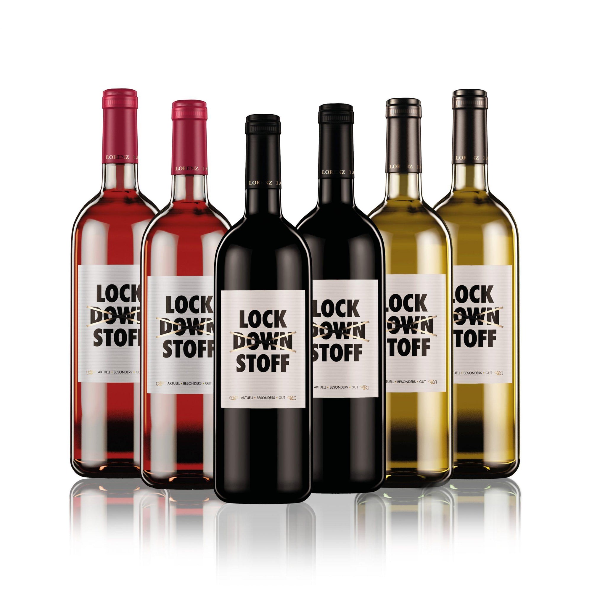 LockDownStoffe Mix - 6 Flaschen Ökologischer Wein